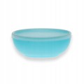 miseczka plastikowa wielorazowa z pokrywką 600 ml turkusowa