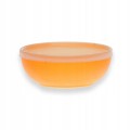 miseczka plastikowa wielorazowa z pokrywką 600 ml pomarańczowa