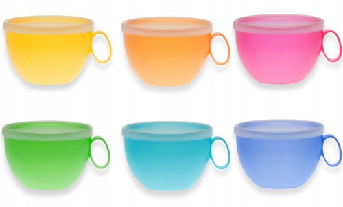 duże kubki z uchem na zimne i gorące napoje