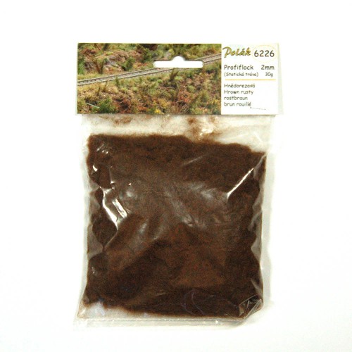 Trawa elektrostatyczna 2 mm Rdzawy Brązowy