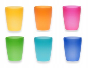 Kubek plastikowy 250 ml zestaw 6 szt