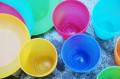kubki plastikowe trwałe wielokolorowe na piknik