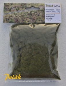 Trawa elektrostatyczna 2 mm Zielona Ochra 30 g