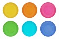 Talerze plastikowe na piknik, grilla, kinderparty zestaw 6 szt