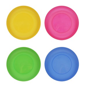 Talerze plastikowe 22 cm 4 szt na piknik, grilla, kinderparty